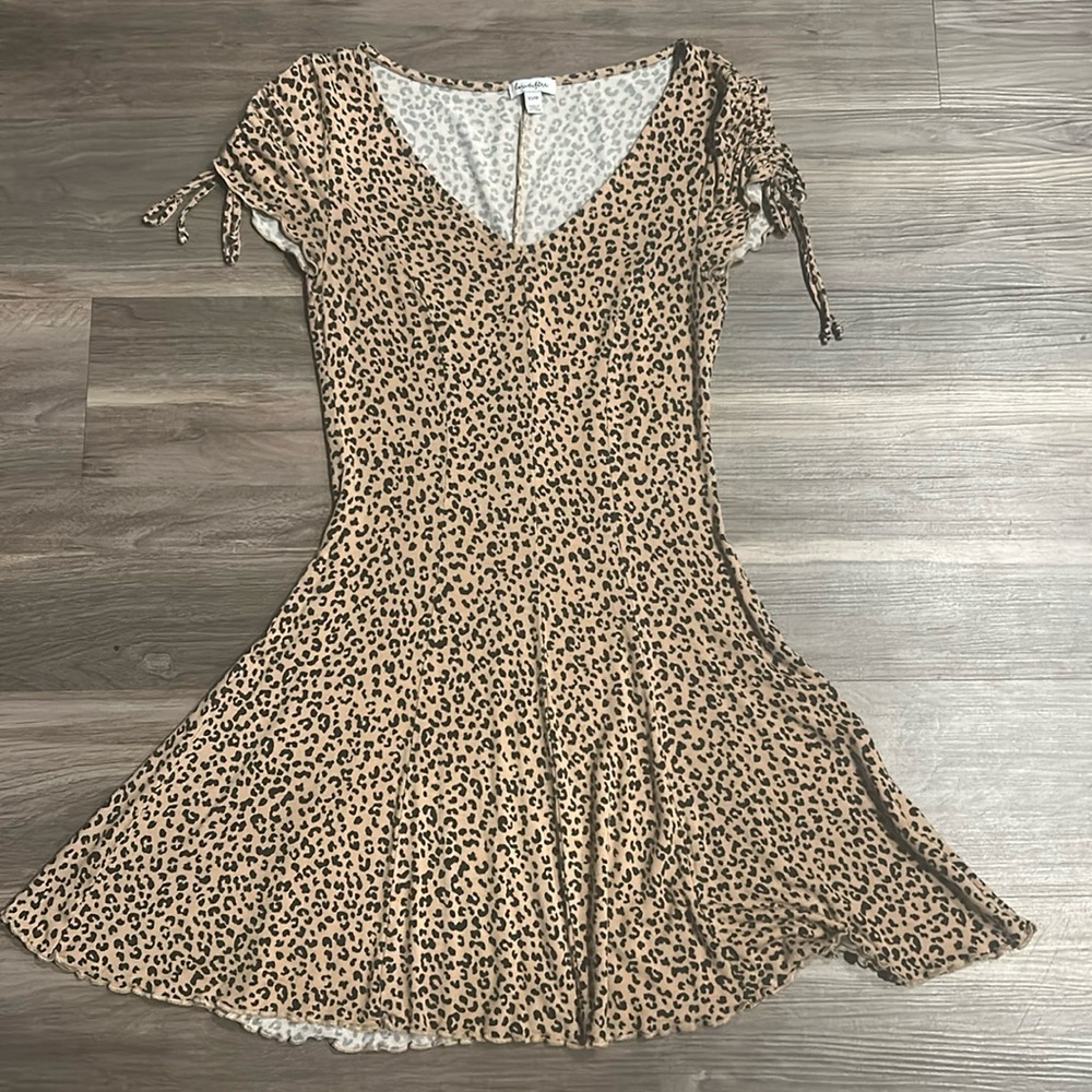 Cheetah print dress